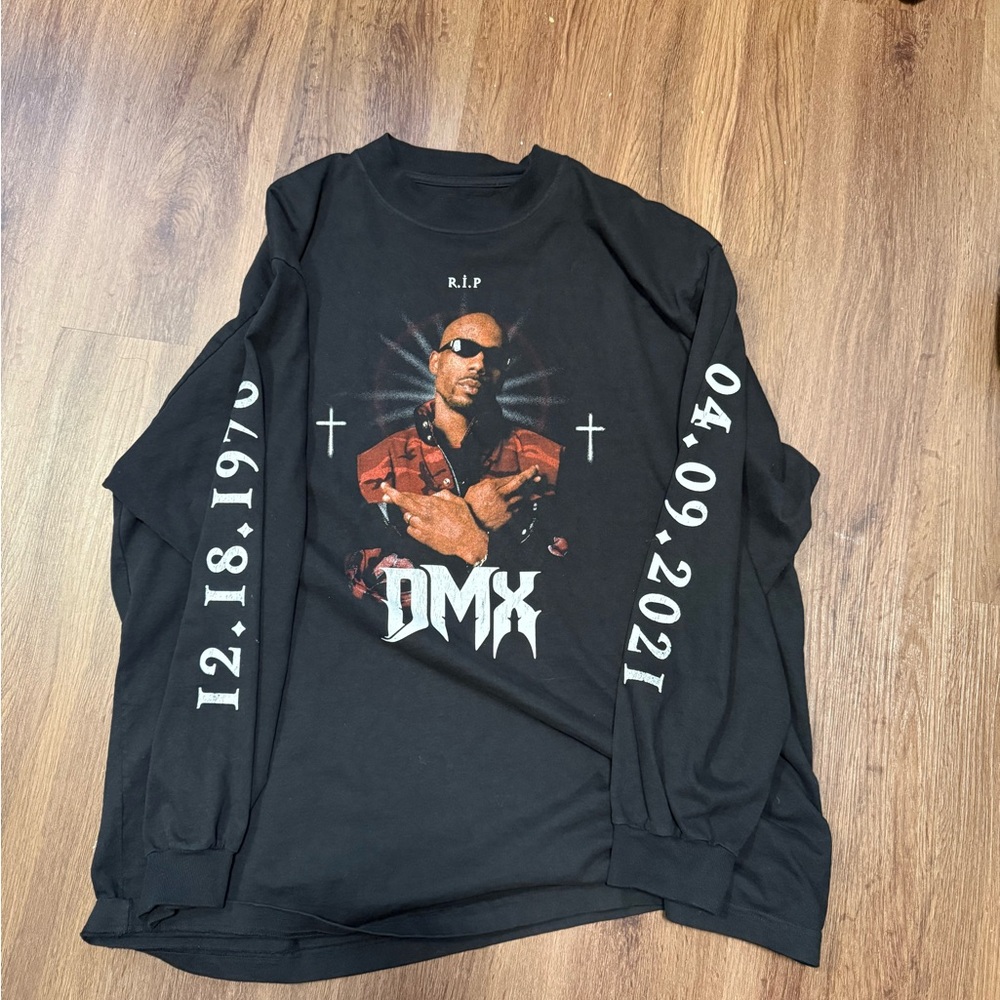 DMX Tribute Long Sleeve Shirt - Black
